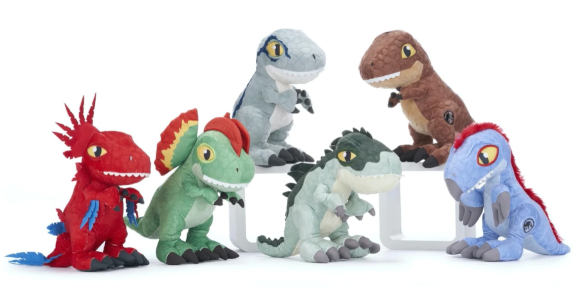 (Mis 3+) JURASSIC WORLD DOMINION Peluche 30cm GIFT -6ass…x48